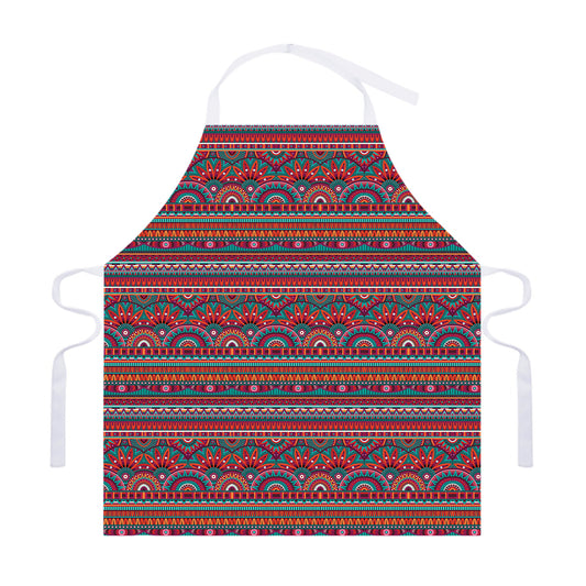 Tribal Ethnic Pattern Print Adjustable Apron