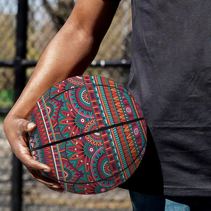 Tribal Ethnic Pattern Print Basketball