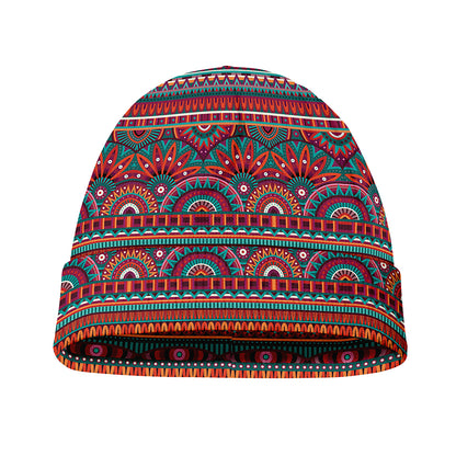 Tribal Ethnic Pattern Print Beanie