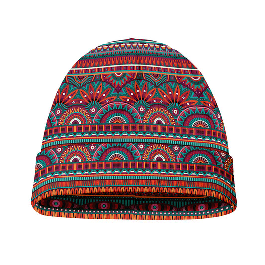 Tribal Ethnic Pattern Print Beanie