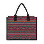 Tribal Ethnic Pattern Print Canvas Tote Bag