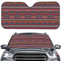 Tribal Ethnic Pattern Print Car Windshield Sun Shade
