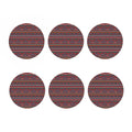 Tribal Ethnic Pattern Print Coaster Set