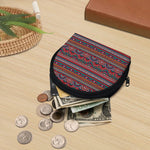 Tribal Ethnic Pattern Print Coin Purse