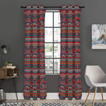 Tribal Ethnic Pattern Print Curtain