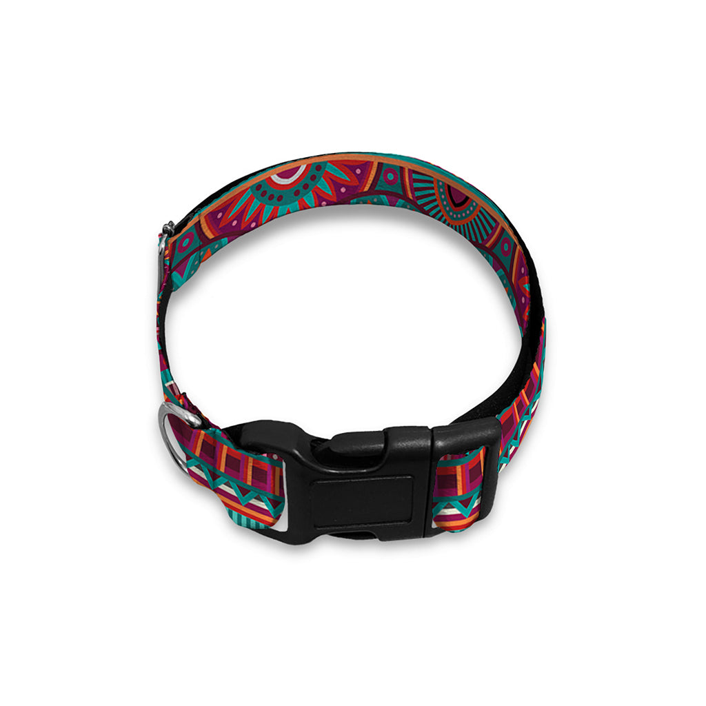 Tribal Ethnic Pattern Print Dog Collar