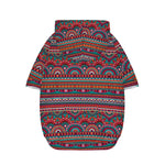 Tribal Ethnic Pattern Print Dog Zip Up Hoodie