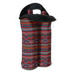Tribal Ethnic Pattern Print Double Neoprene Wine Tote