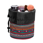 Tribal Ethnic Pattern Print Drawstring Makeup Bag