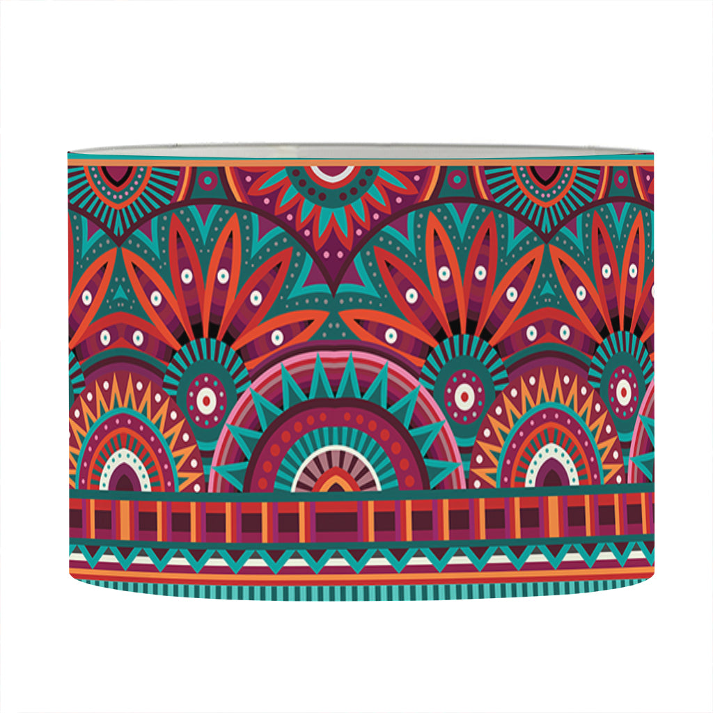 Tribal Ethnic Pattern Print Drum Lamp Shade