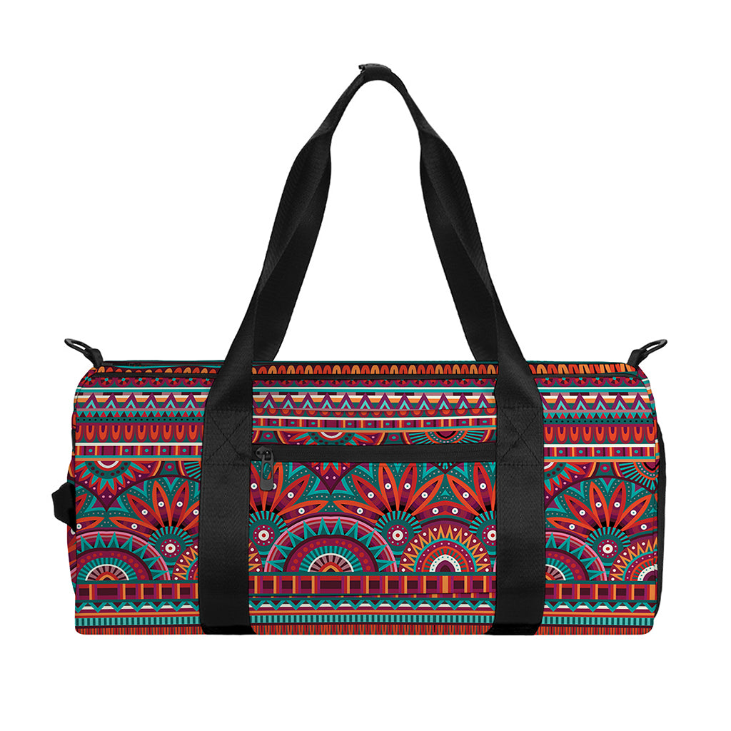 Tribal Ethnic Pattern Print Gym Bag