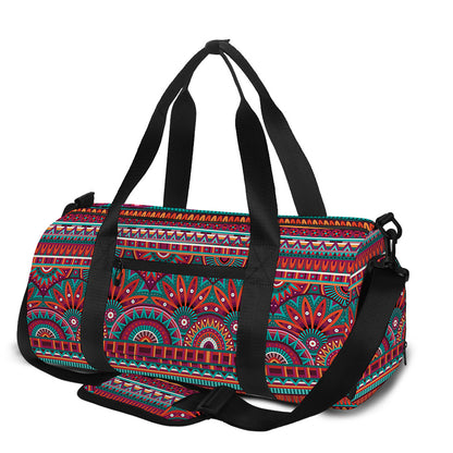 Tribal Ethnic Pattern Print Gym Bag
