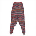Tribal Ethnic Pattern Print Hammer Pants