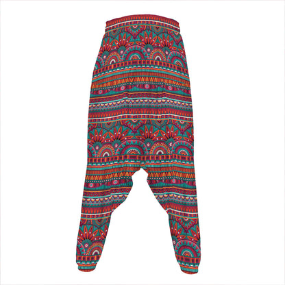 Tribal Ethnic Pattern Print Hammer Pants