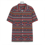 Tribal Ethnic Pattern Print Hawaiian Shirt