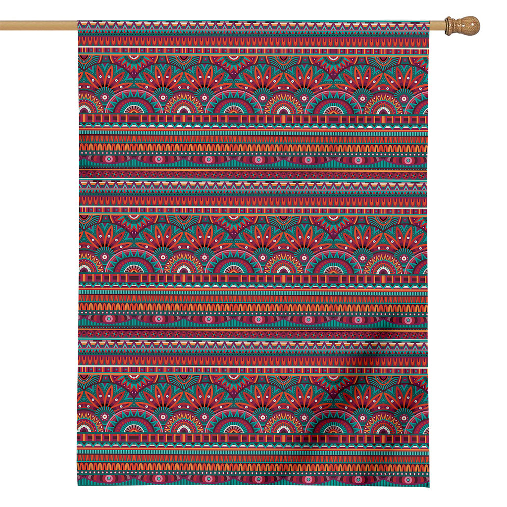 Tribal Ethnic Pattern Print House Flag