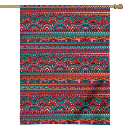 Tribal Ethnic Pattern Print House Flag