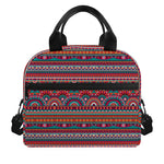 Tribal Ethnic Pattern Print Insulated Lunch Bag