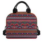 Tribal Ethnic Pattern Print Insulated Lunch Bag