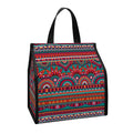 Tribal Ethnic Pattern Print Insulated Lunch Tote