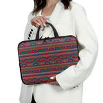 Tribal Ethnic Pattern Print Laptop Sleeve With Handle