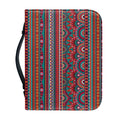 Tribal Ethnic Pattern Print Leather Bible Cover