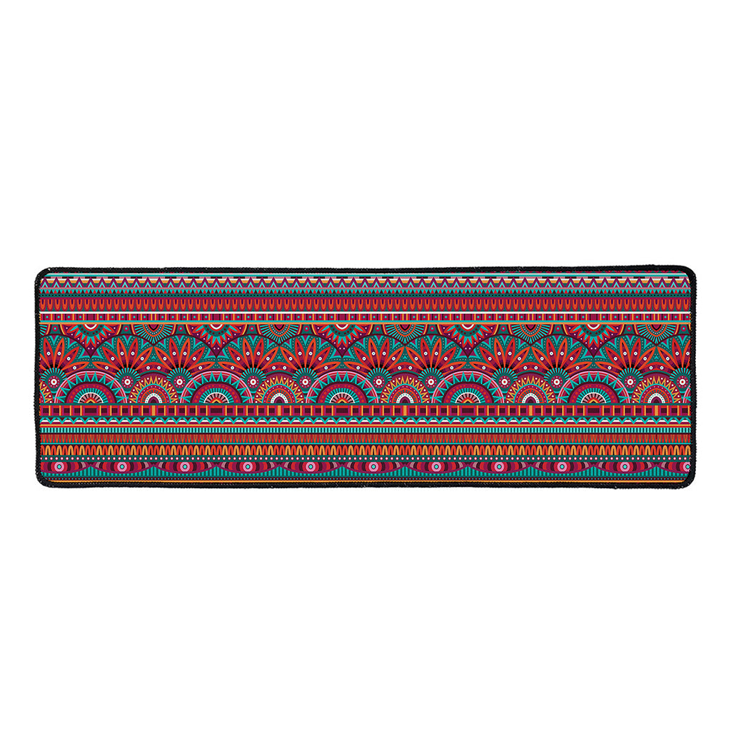 Tribal Ethnic Pattern Print Long Kitchen Mat