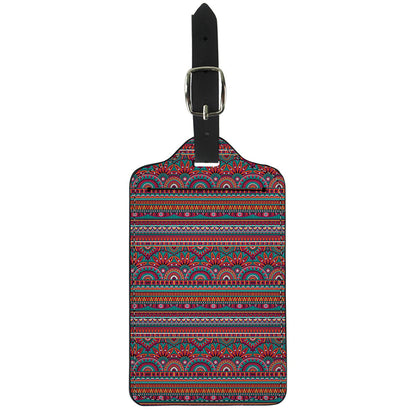 Tribal Ethnic Pattern Print Luggage Tag