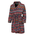 Tribal Ethnic Pattern Print Men's Bathrobe