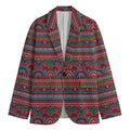Tribal Ethnic Pattern Print Men's Blazer
