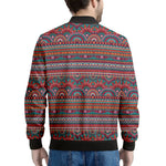 Tribal Ethnic Pattern Print Men's Bomber Jacket