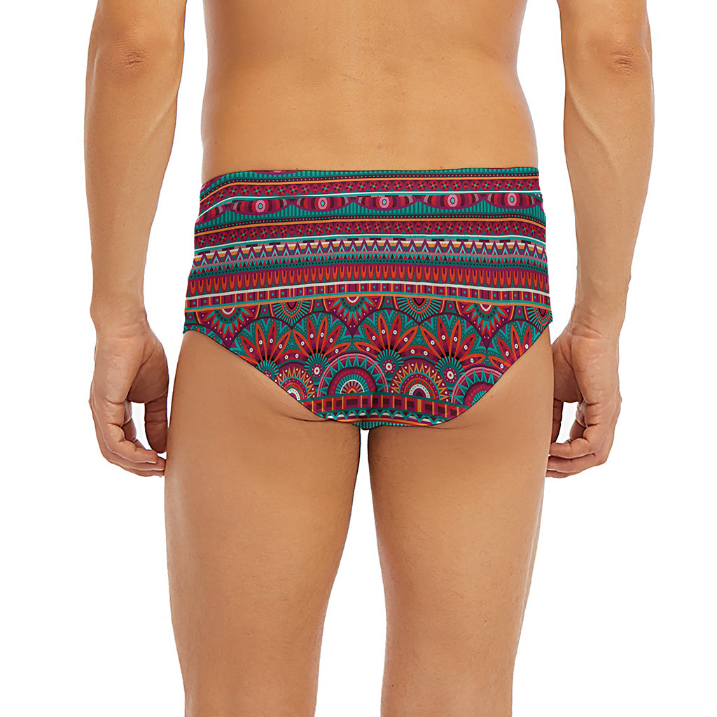 Tribal Ethnic Pattern Print Men's Briefs