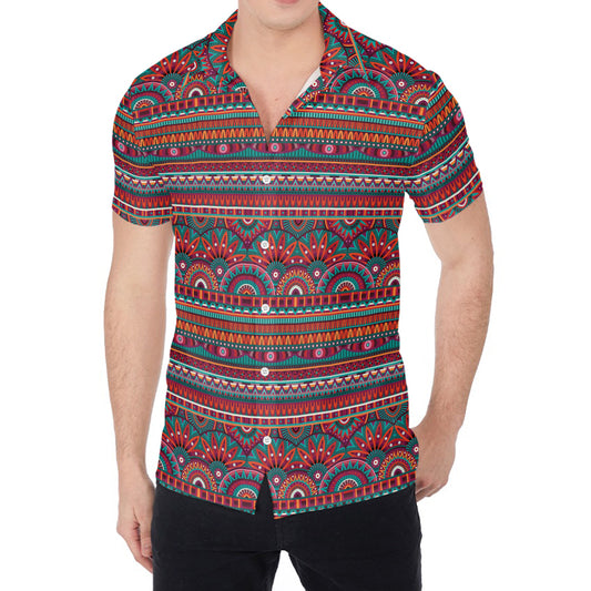 Tribal Ethnic Pattern Print Men's Shirt