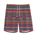 Tribal Ethnic Pattern Print Men's Sports Shorts
