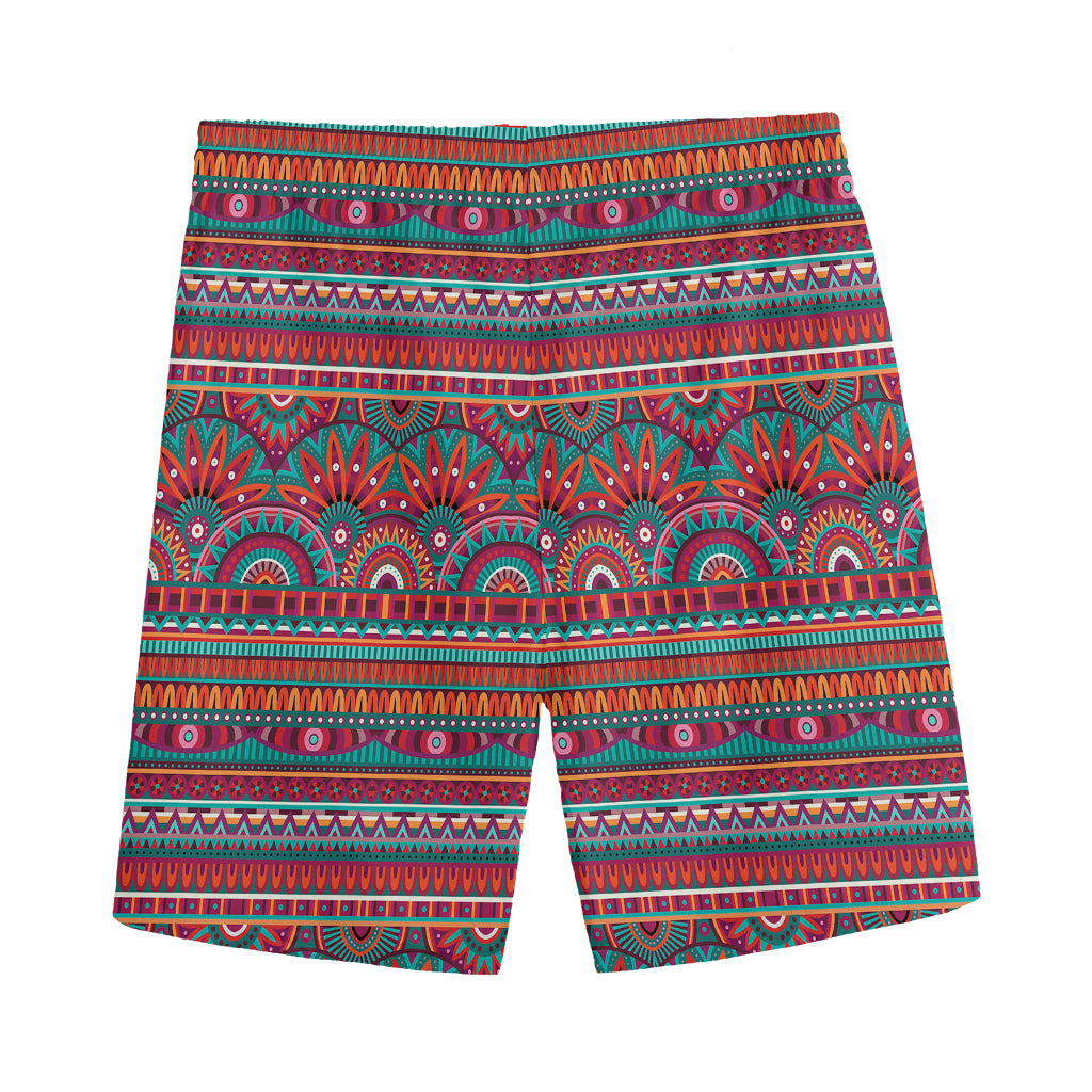 Tribal Ethnic Pattern Print Men's Sports Shorts