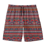 Tribal Ethnic Pattern Print Men's Swim Trunks