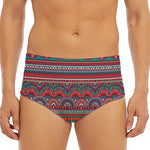 Tribal Ethnic Pattern Print Men's Triangle Swim Briefs