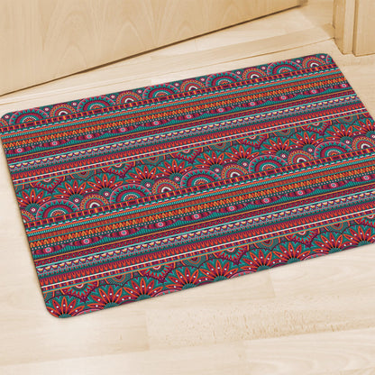 Tribal Ethnic Pattern Print Polyester Doormat