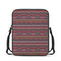 Tribal Ethnic Pattern Print Rectangular Crossbody Bag