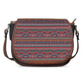 Tribal Ethnic Pattern Print Saddle Bag