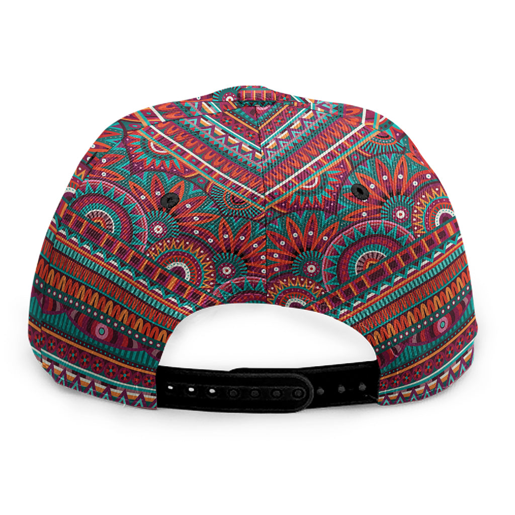 Tribal Ethnic Pattern Print Snapback Cap