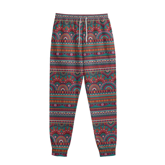 Tribal Ethnic Pattern Print Sweatpants