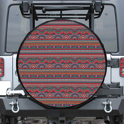 Tribal Ethnic Pattern Print Tire Cover