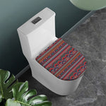 Tribal Ethnic Pattern Print Toilet Lid Cover