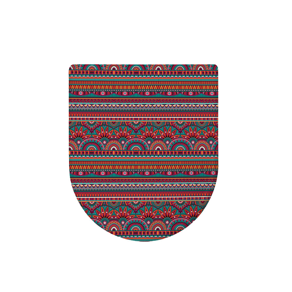 Tribal Ethnic Pattern Print Toilet Lid Cover