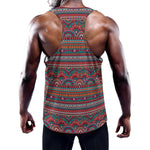 Tribal Ethnic Pattern Print Training Tank Top