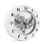 Tribal Indian Bull Skull Print Alarm Clock