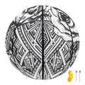 Tribal Indian Bull Skull Print Basketball