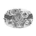Tribal Indian Bull Skull Print Car Side Mirror Covers