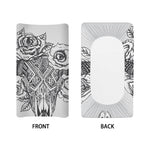 Tribal Indian Bull Skull Print Changing Pad Cover
